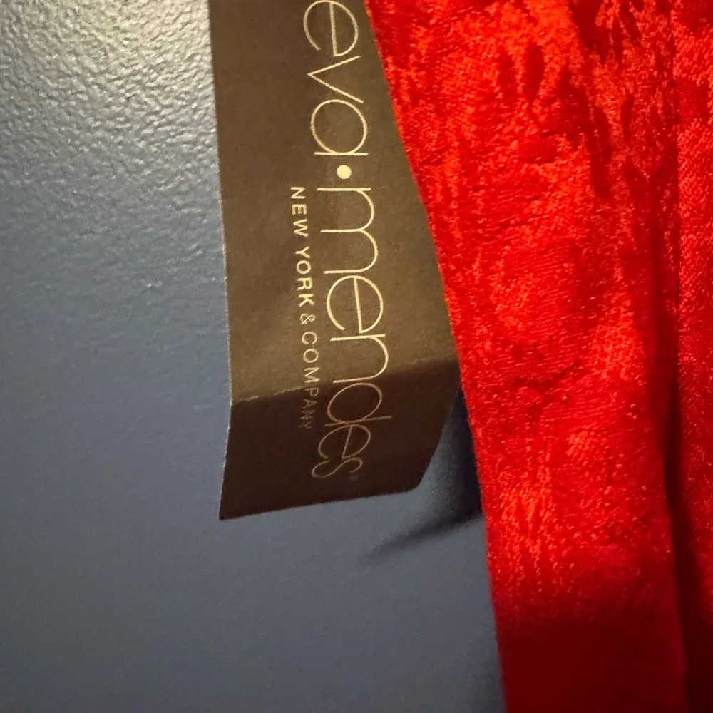 New York & Company Red Midi Dress